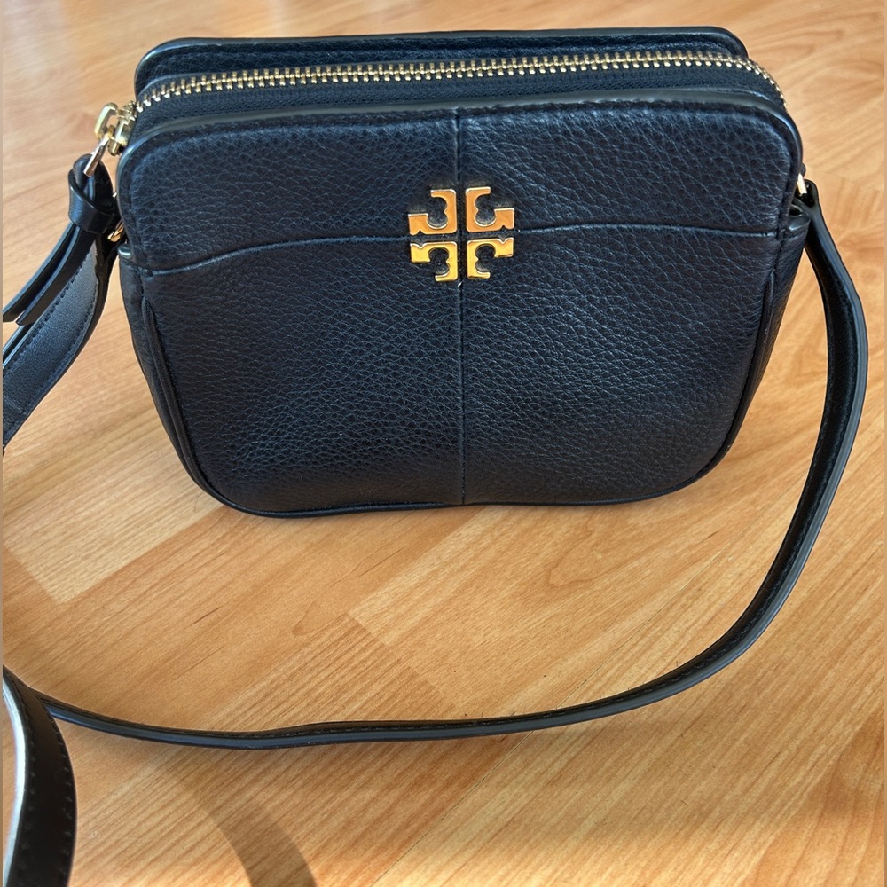 Tory Burch Mini Crossbody - black Leather Bag